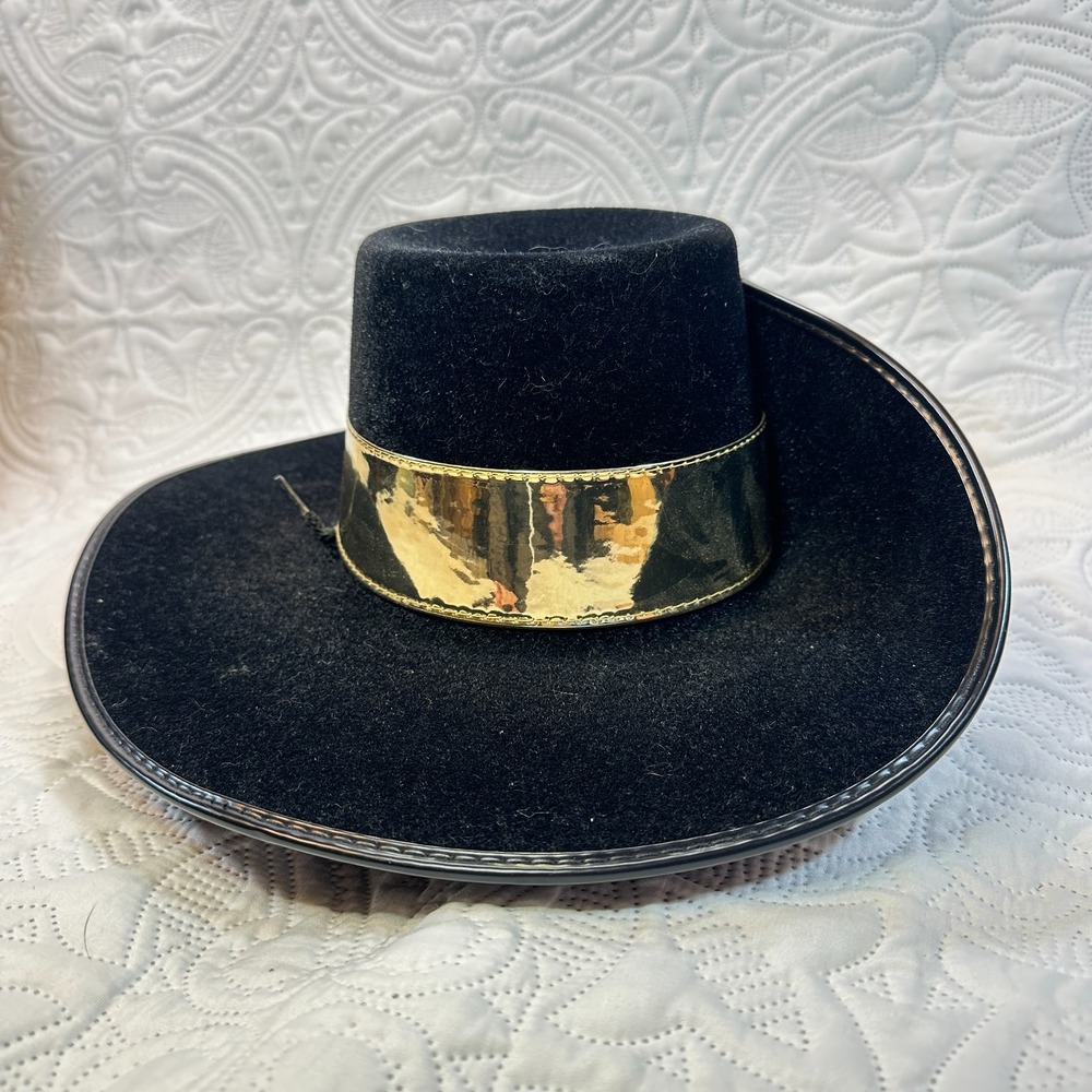 Vintage Shako Master Blue Marching Band Leader Drum Major Hat Medium